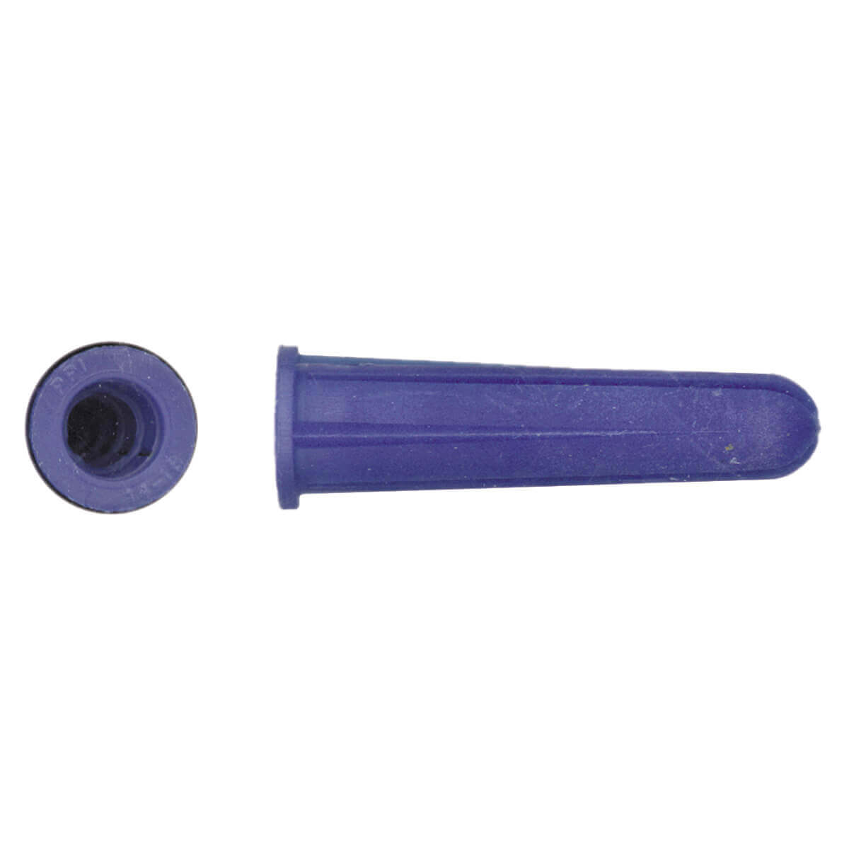 Blue plastic anchor